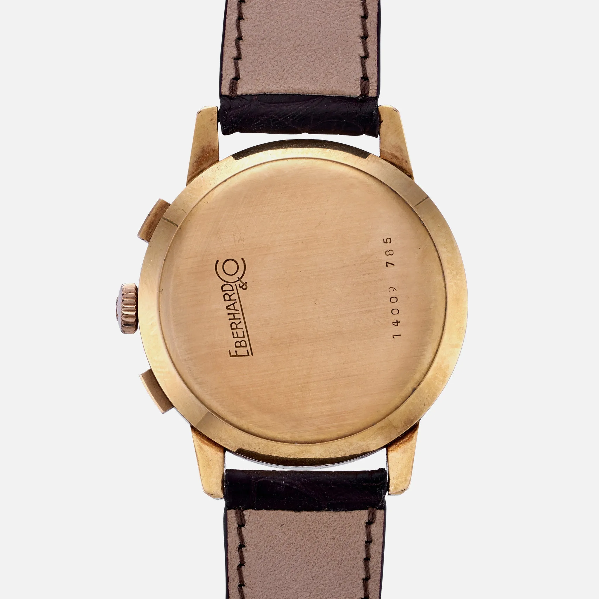 1950s Eberhard & Co. Extra-Fort Chronograph In Rose Gold