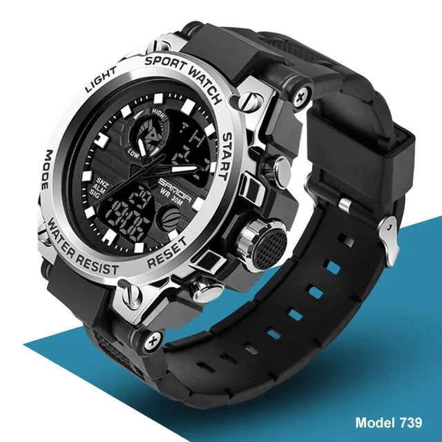 739 Sports Men's Watches Top Brand Luxury Military Quartz