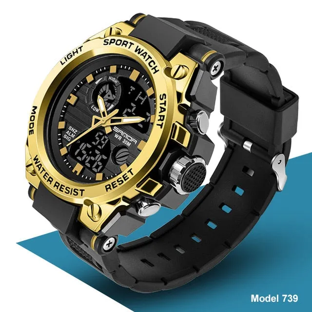 739 Sports Men's Watches Top Brand Luxury Military Quartz