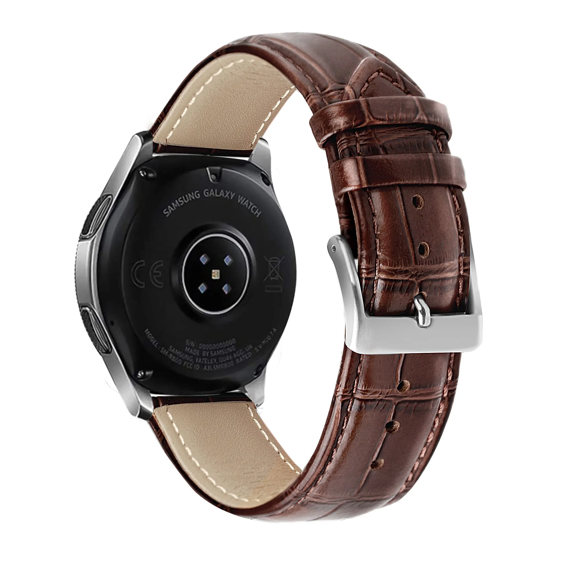 Amazfit GTR 3 (Pro) Leather Strap Crocodile Grain (Brown)