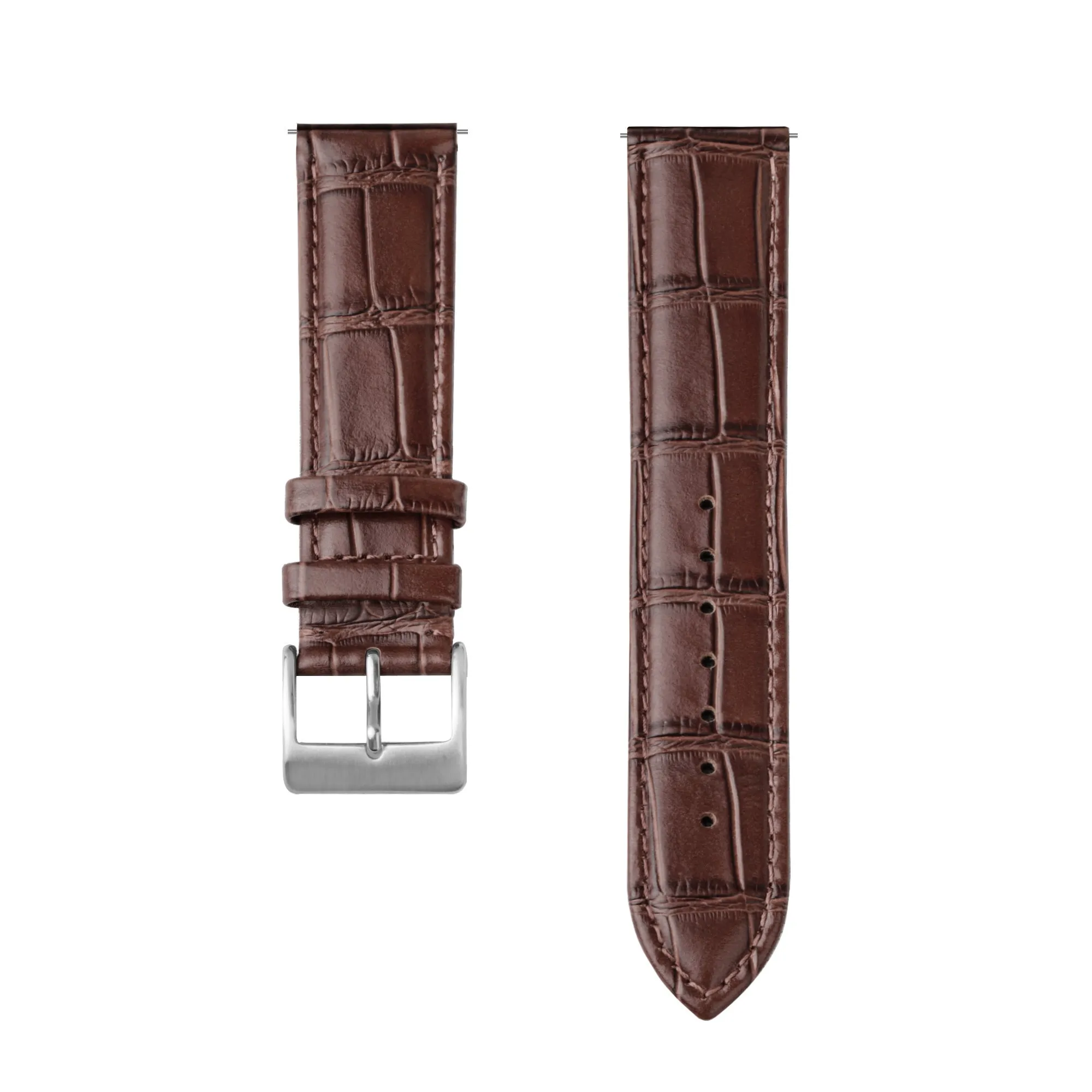 Amazfit GTR 3 (Pro) Leather Strap Crocodile Grain (Brown)