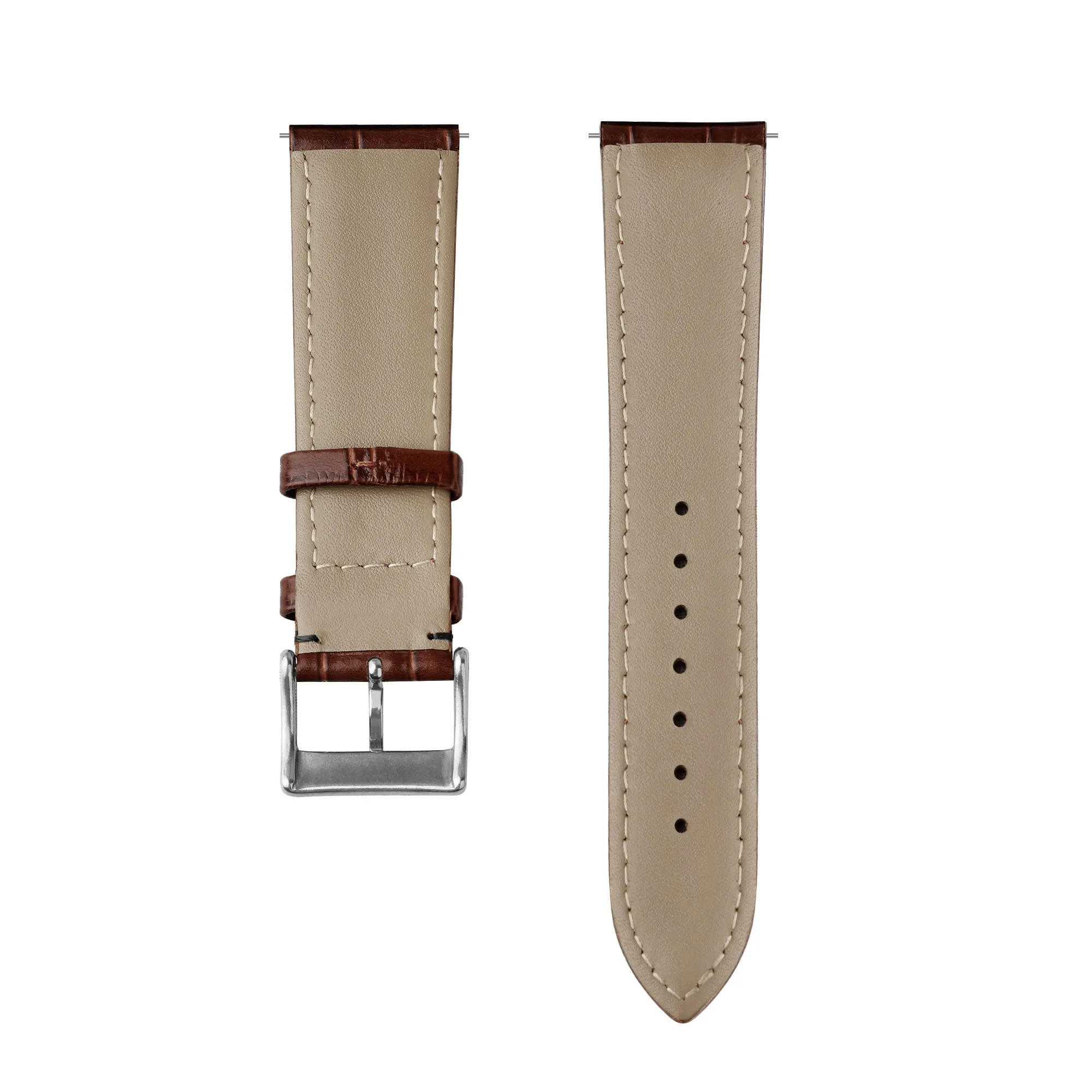 Amazfit GTR 3 (Pro) Leather Strap Crocodile Grain (Brown)