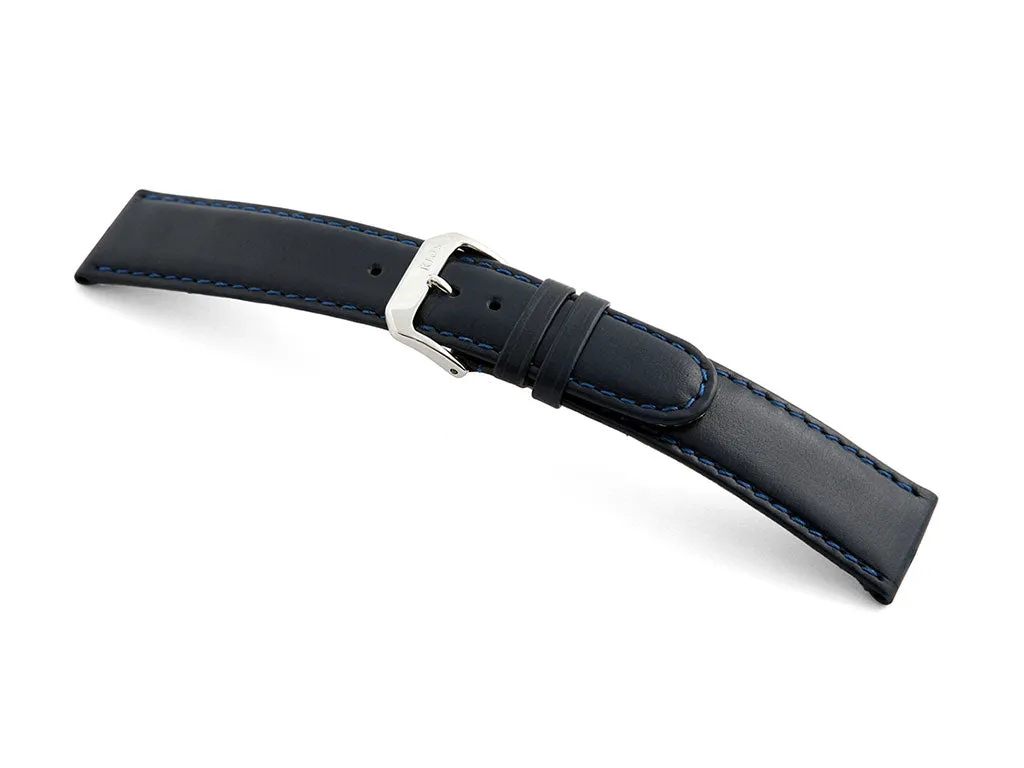 Arizona - Ocean Blue - Saddle Leather