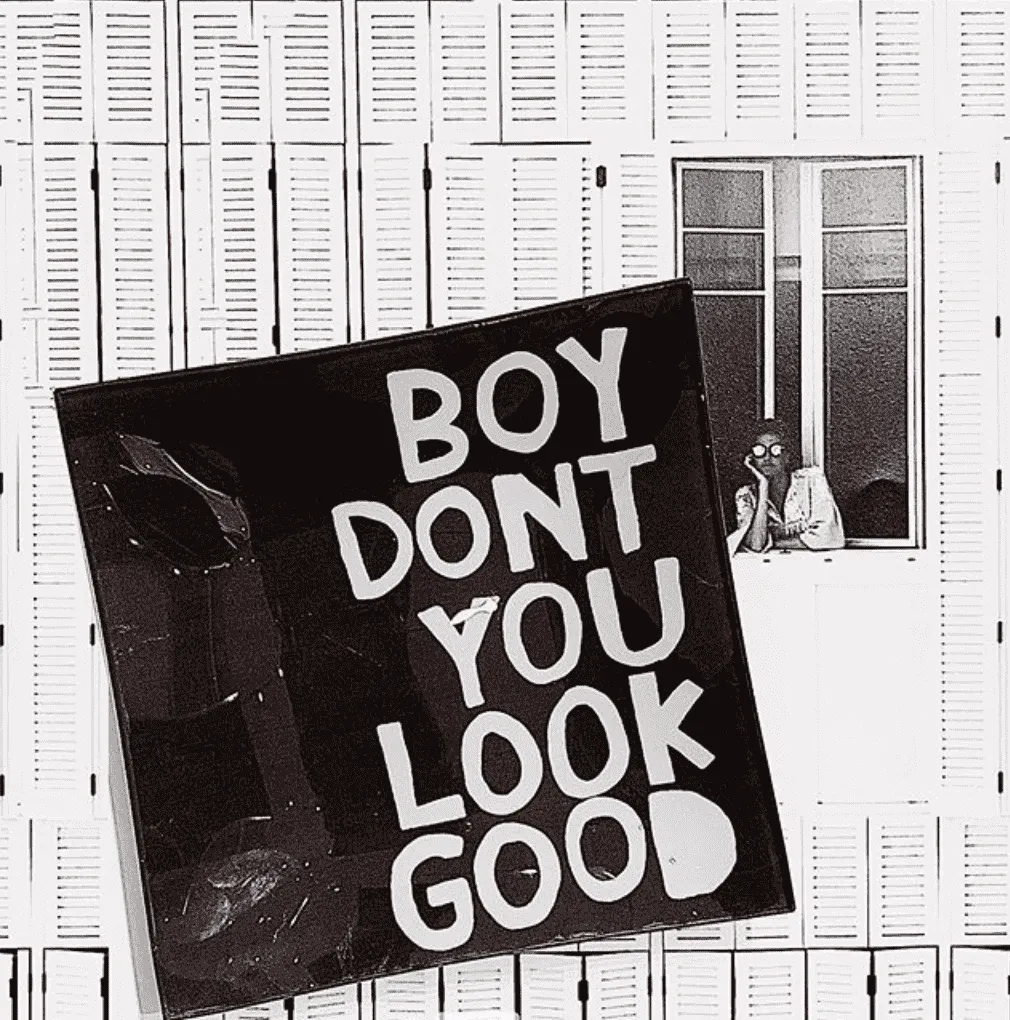 Boy Don't You Look Good Decoupage Tray
