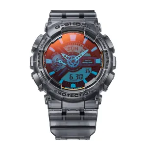 Casio G-Shock Analog Digital Transparent Resin Strap Multicolor Dial Quartz GA-110TLS-8A