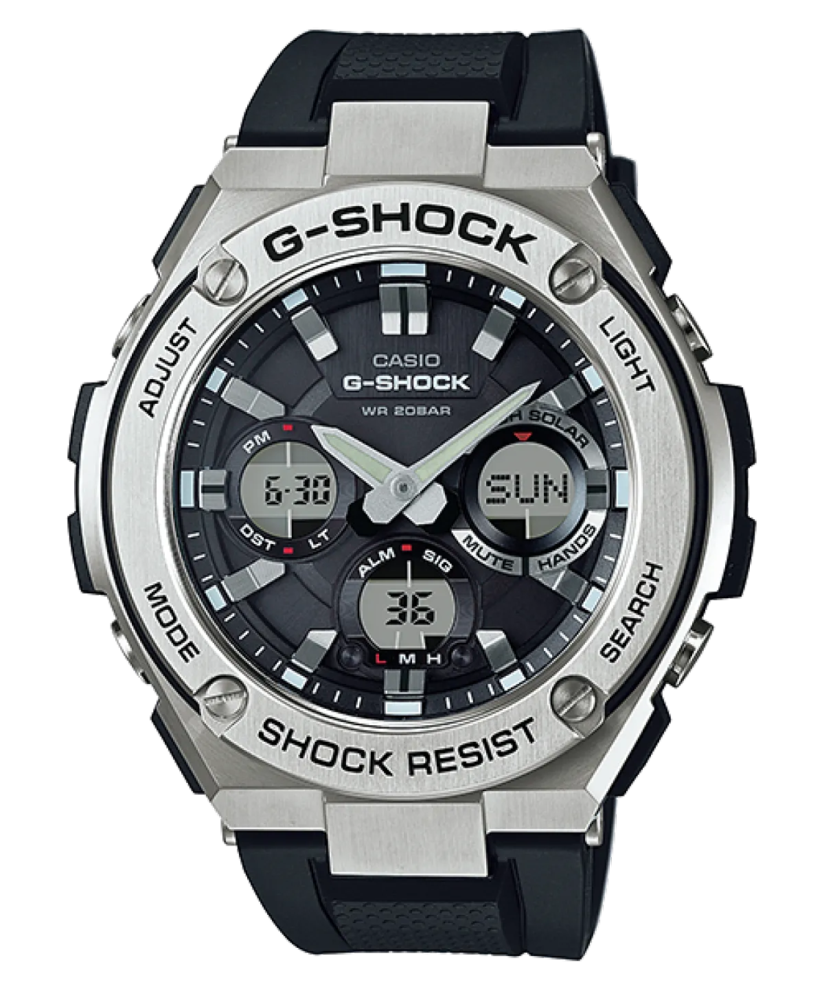 Casio G-Shock G-STEEL Analog-Digital World Time GST-S110-1A Men's Watch