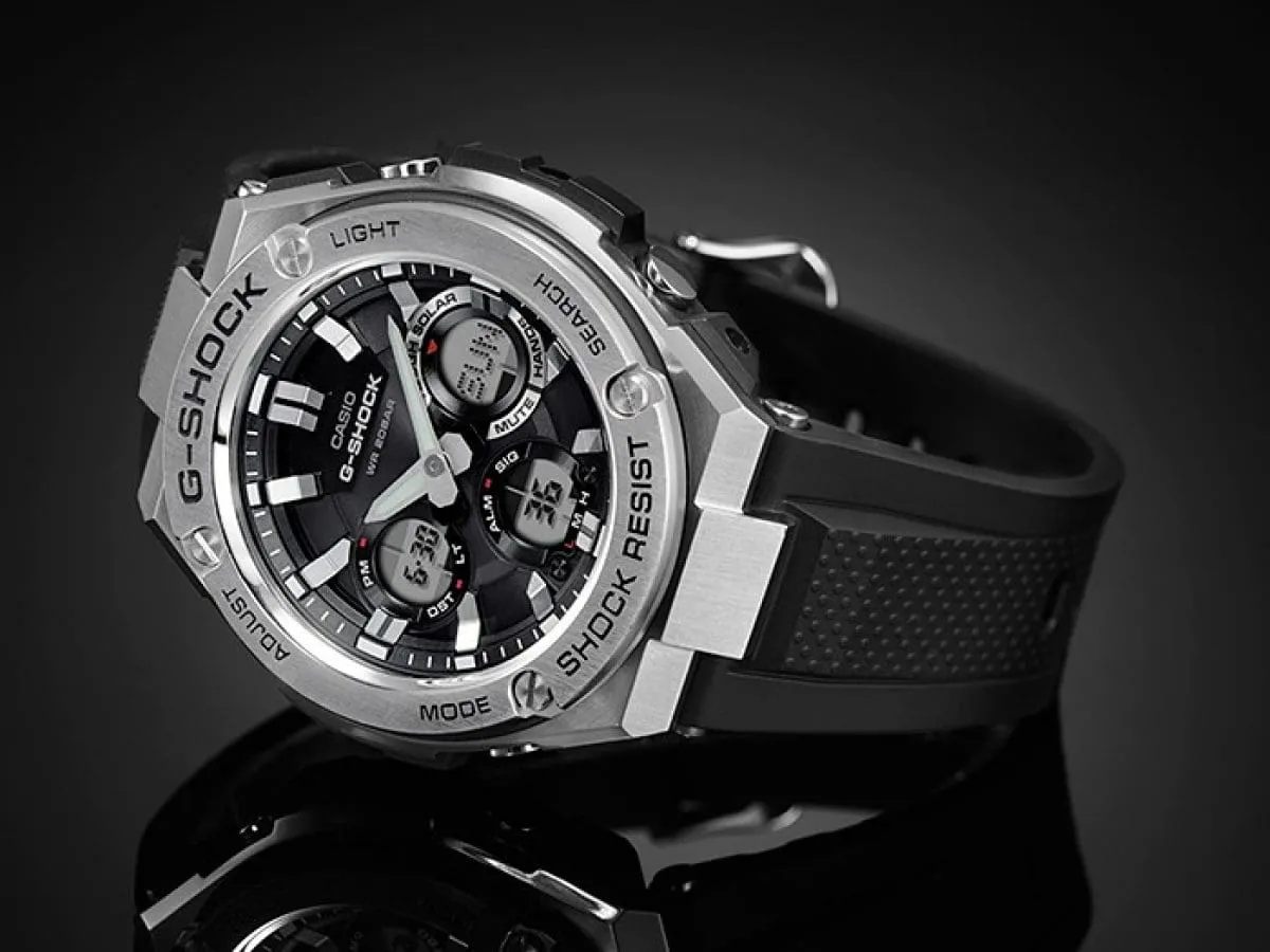 Casio G-Shock G-STEEL Analog-Digital World Time GST-S110-1A Men's Watch