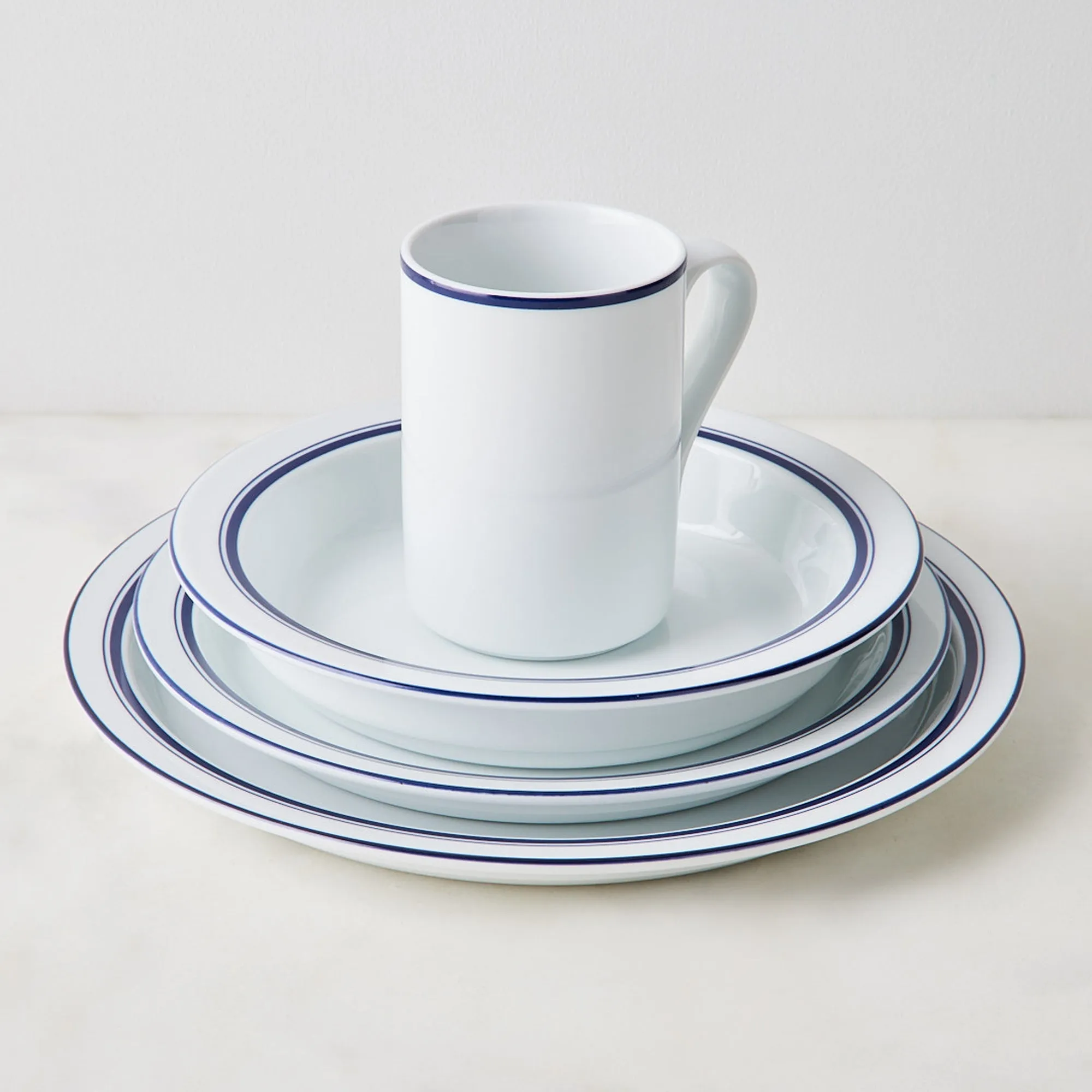 Christianshavn Blue Porcelain, 16-Piece Set