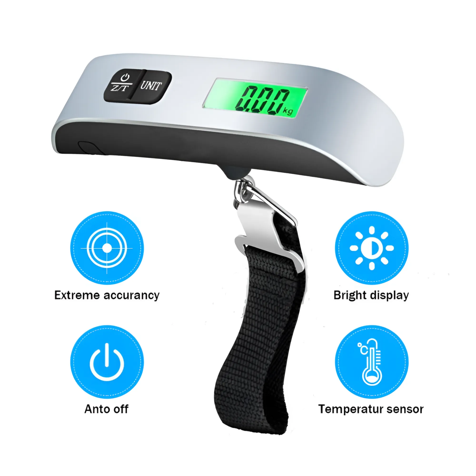 Digital Handheld Electronic Luggage Scale Suitcase