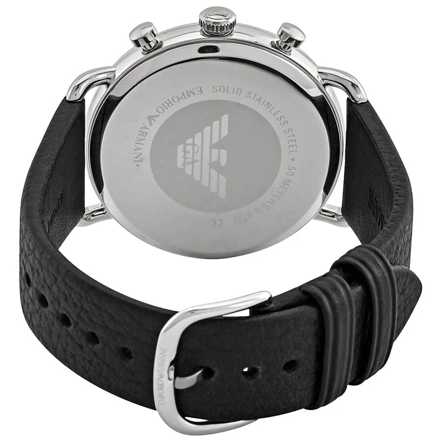 Emporio Armani Aviator Chronograph Quartz Black Dial Men's Watch AR11143