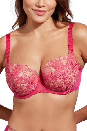Empreinte Agathe Low-necked Bra, Camelia (8204)