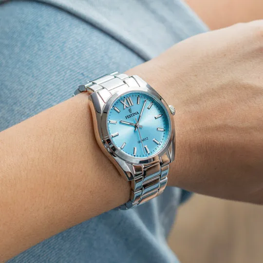 Festina Alegria Stainless Steel Analog Ladies Watch I Model F20622/3 Quartz Movement