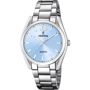 Festina Alegria Stainless Steel Analog Ladies Watch I Model F20622/3 Quartz Movement