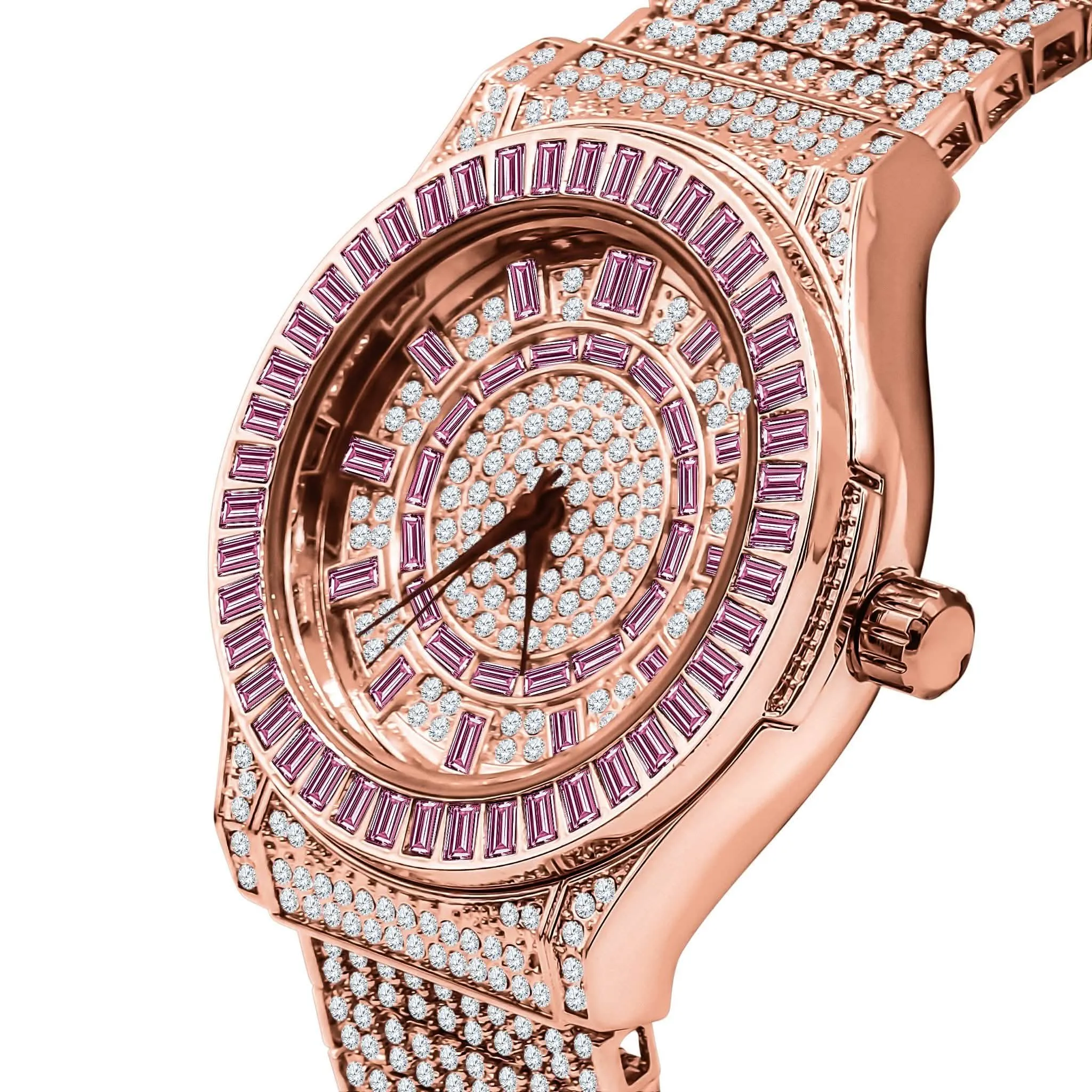 GALLANT Elegance Crystal Timepiece in Golden Finish | 51103346