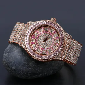 GALLANT Elegance Crystal Timepiece in Golden Finish | 51103346