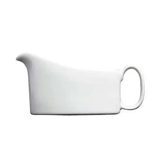 Genware White Sauce Boat