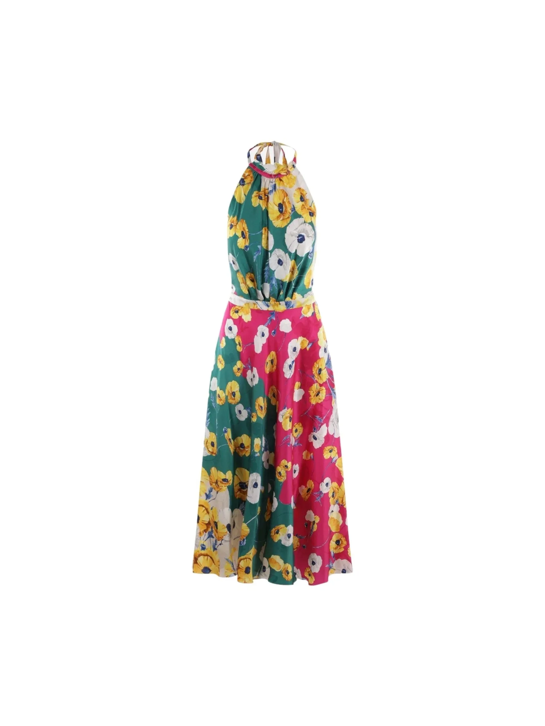 Giovanna Satin Midi Dress