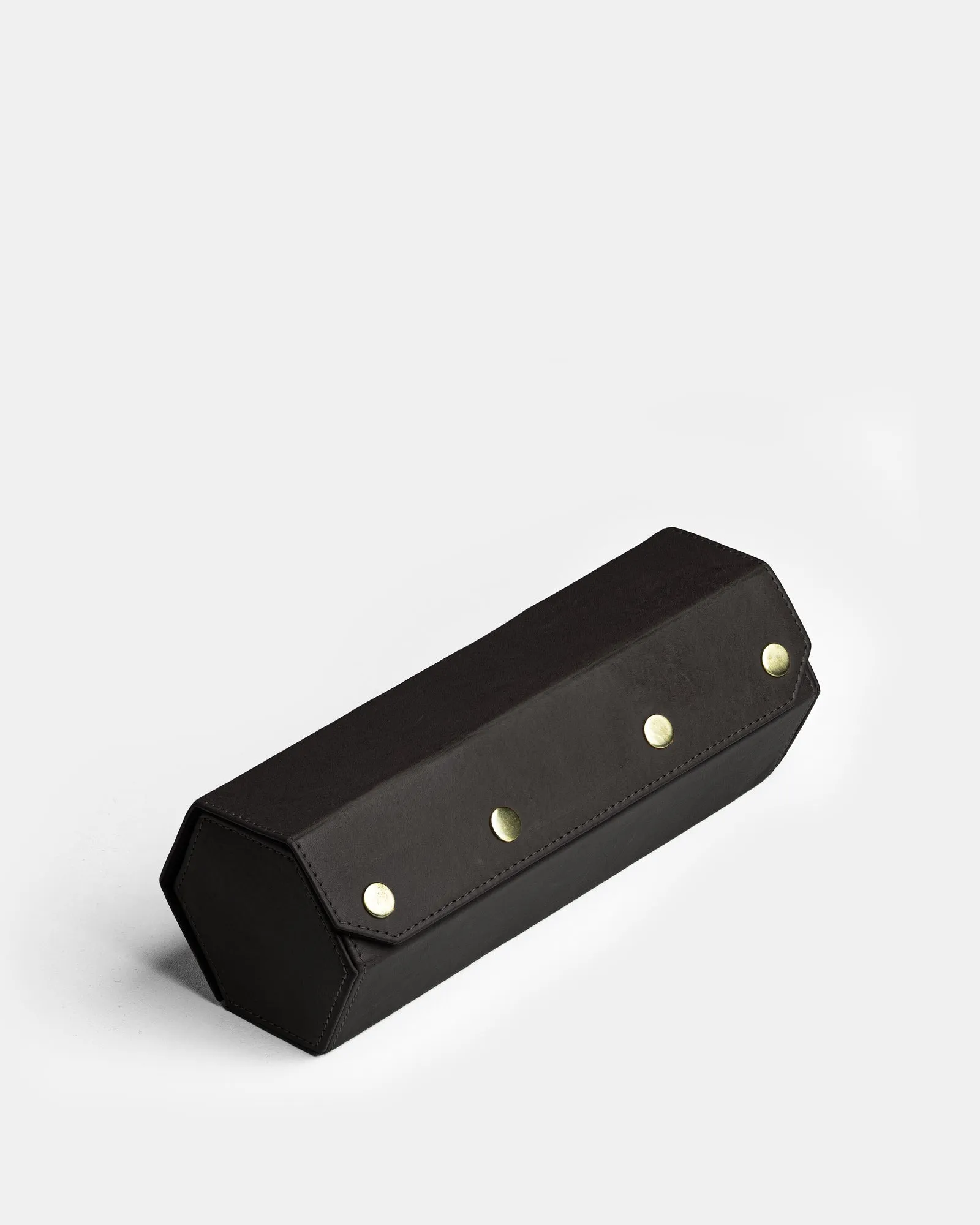 Hex Watch Case | Vintage Brown
