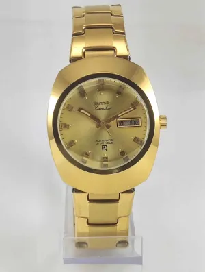 HMT Kanchan Golden Dial Golden case 21 Jewels Men's Watch 0231