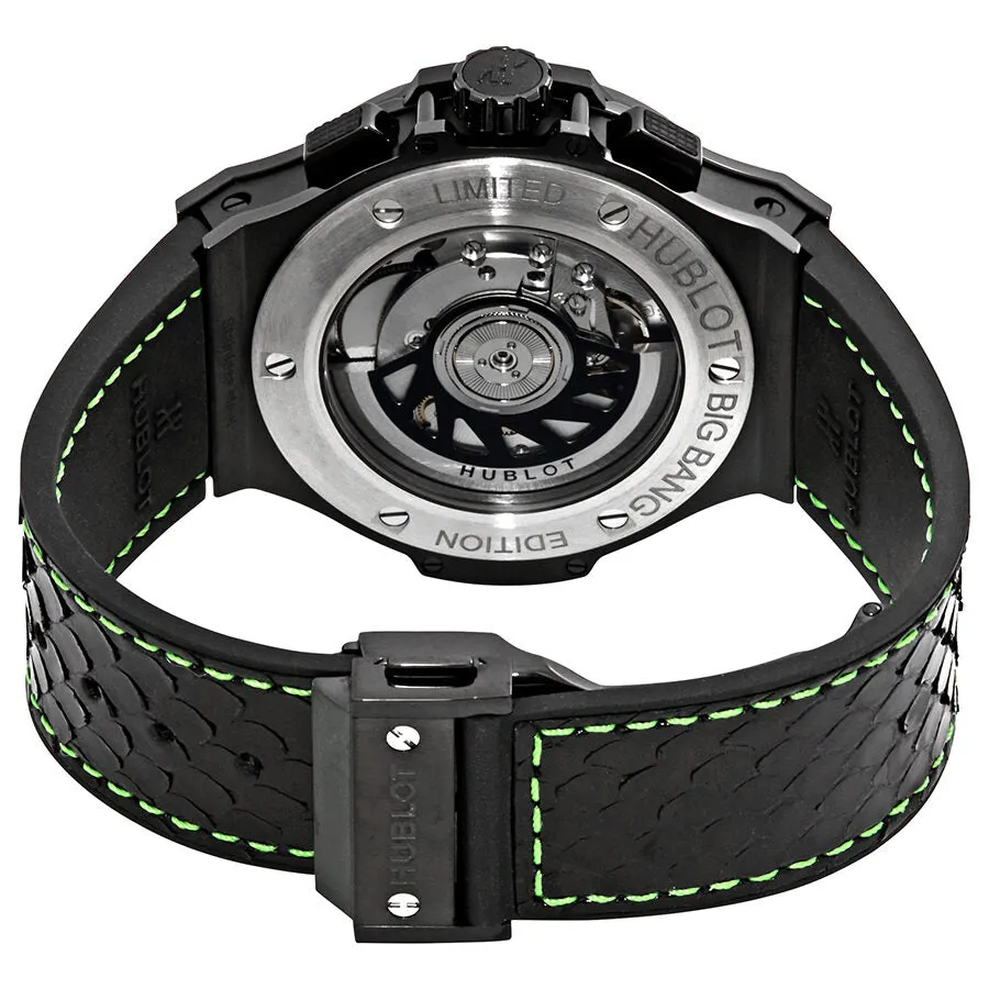 Hublot Big Bang Black Fluo Chronograph Automatic Black Dial Ladies Watch 341.SV.9090.PR.0922