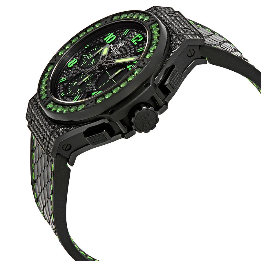 Hublot Big Bang Black Fluo Chronograph Automatic Black Dial Ladies Watch 341.SV.9090.PR.0922