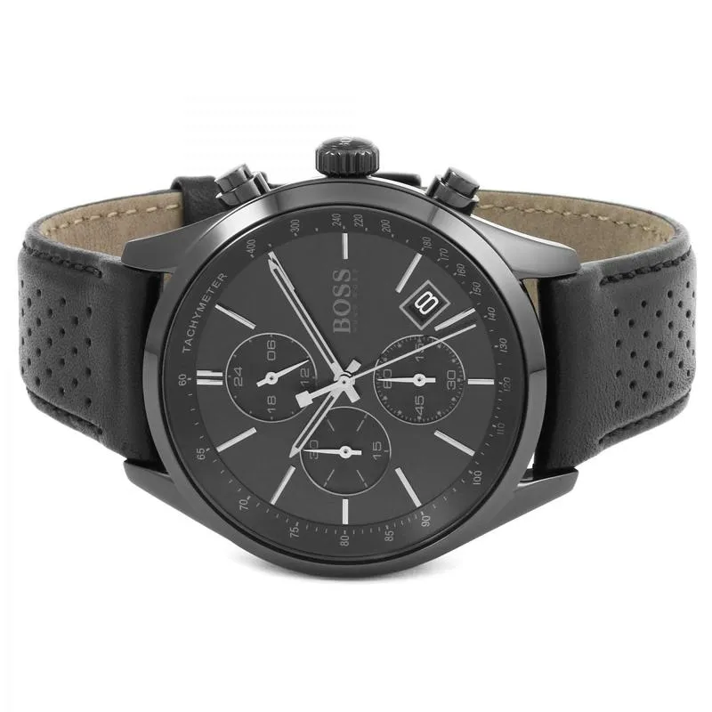 Hugo Boss Grand Prix Chronograph Black Dial Men's Watch 1513474