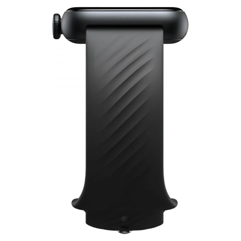 Itel ISW-O11 Smart Watch Black Case With Black Silicone Strap