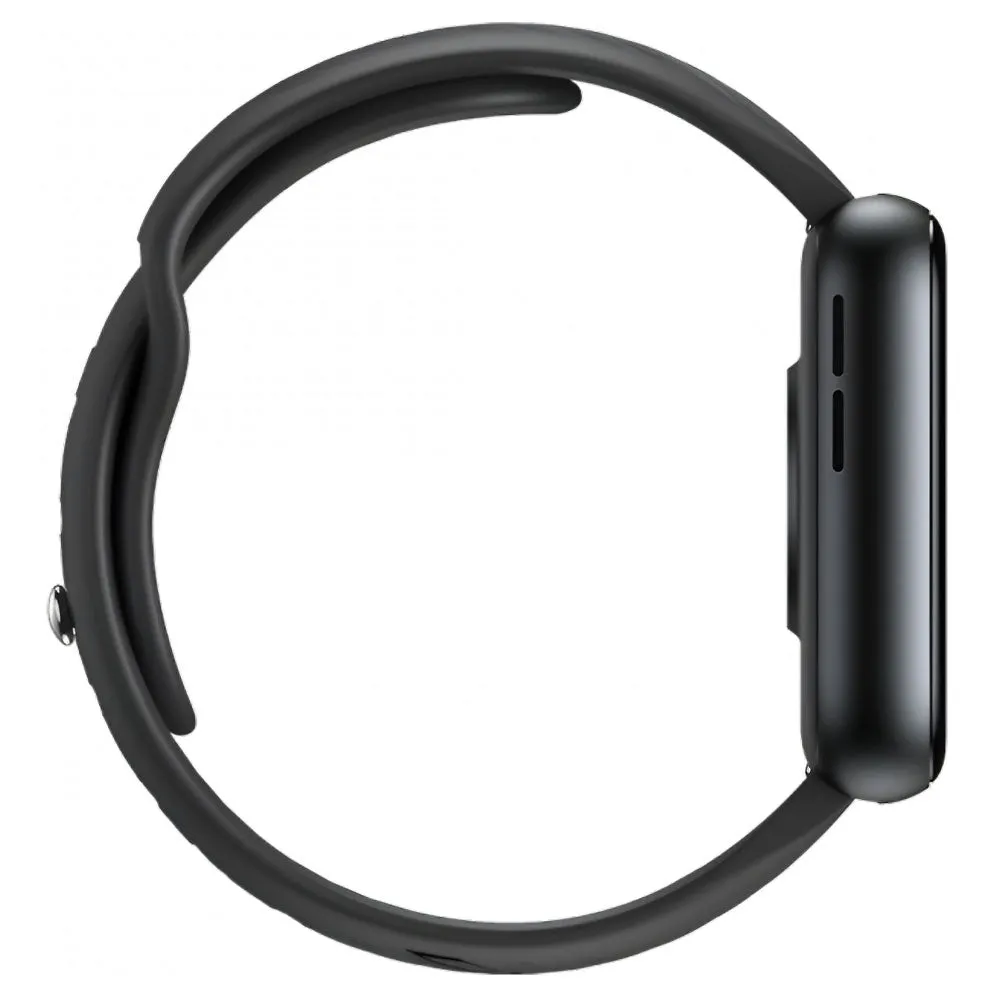 Itel ISW-O11 Smart Watch Black Case With Black Silicone Strap
