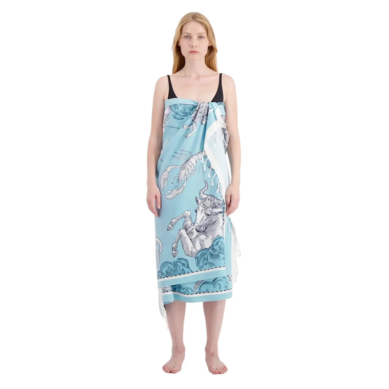 Light Blue Astrologie Fouta Towel