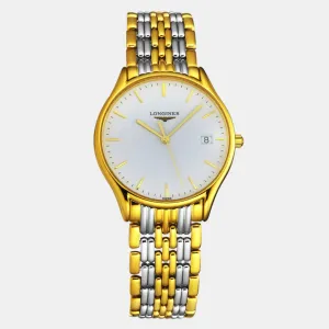 Longines Lyre Two-Tone Silver Dial Quartz Ladies Watch L4.259.2.11.7