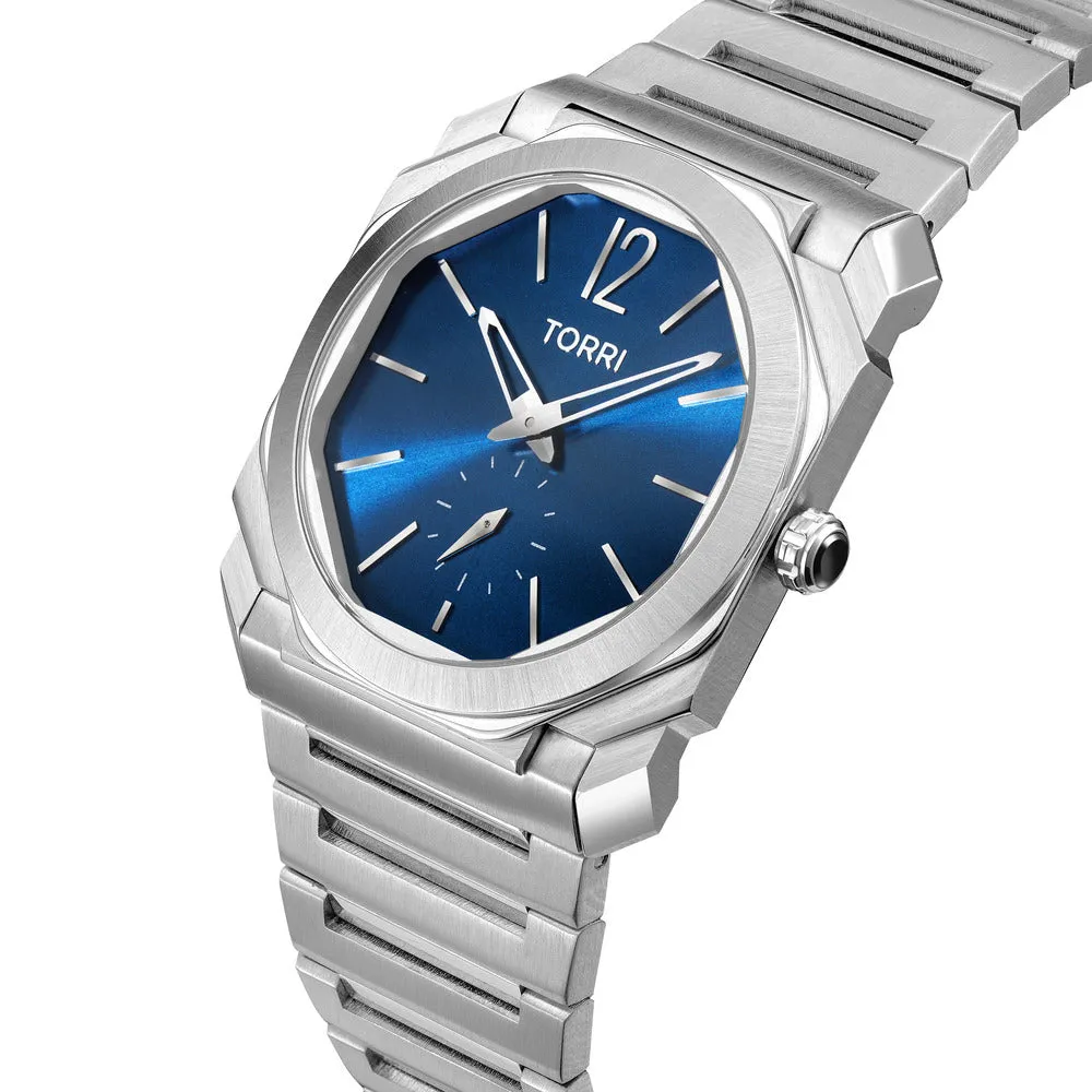 Men Silver 38mm Watch