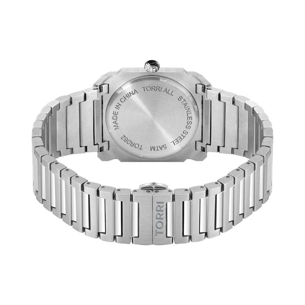 Men Silver 38mm Watch