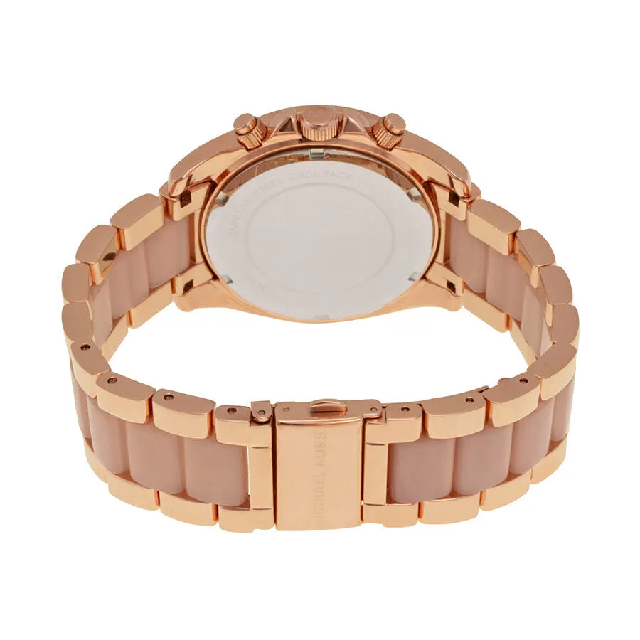 Michael Kors Blair Chronograph Rose Dial Ladies Watch MK5943