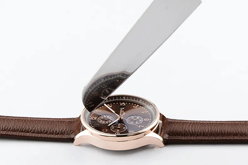 New Fashion Luminous Leather Strap Multifunction Watches Men Quartz Watch Waterproof Wristwatches Male Table Relojes
