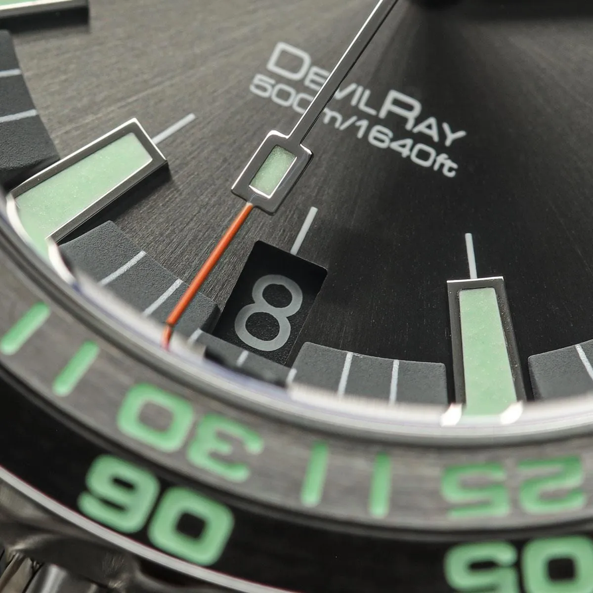 NTH DevilRay Automatic Dive Watch - No Date - Gunmetal Sunburst