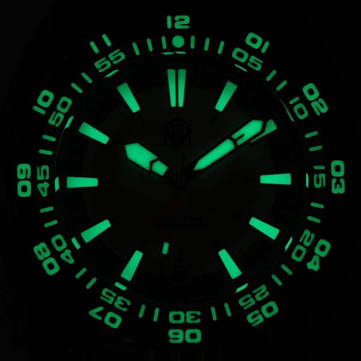 NTH DevilRay Automatic Dive Watch - No Date - Gunmetal Sunburst