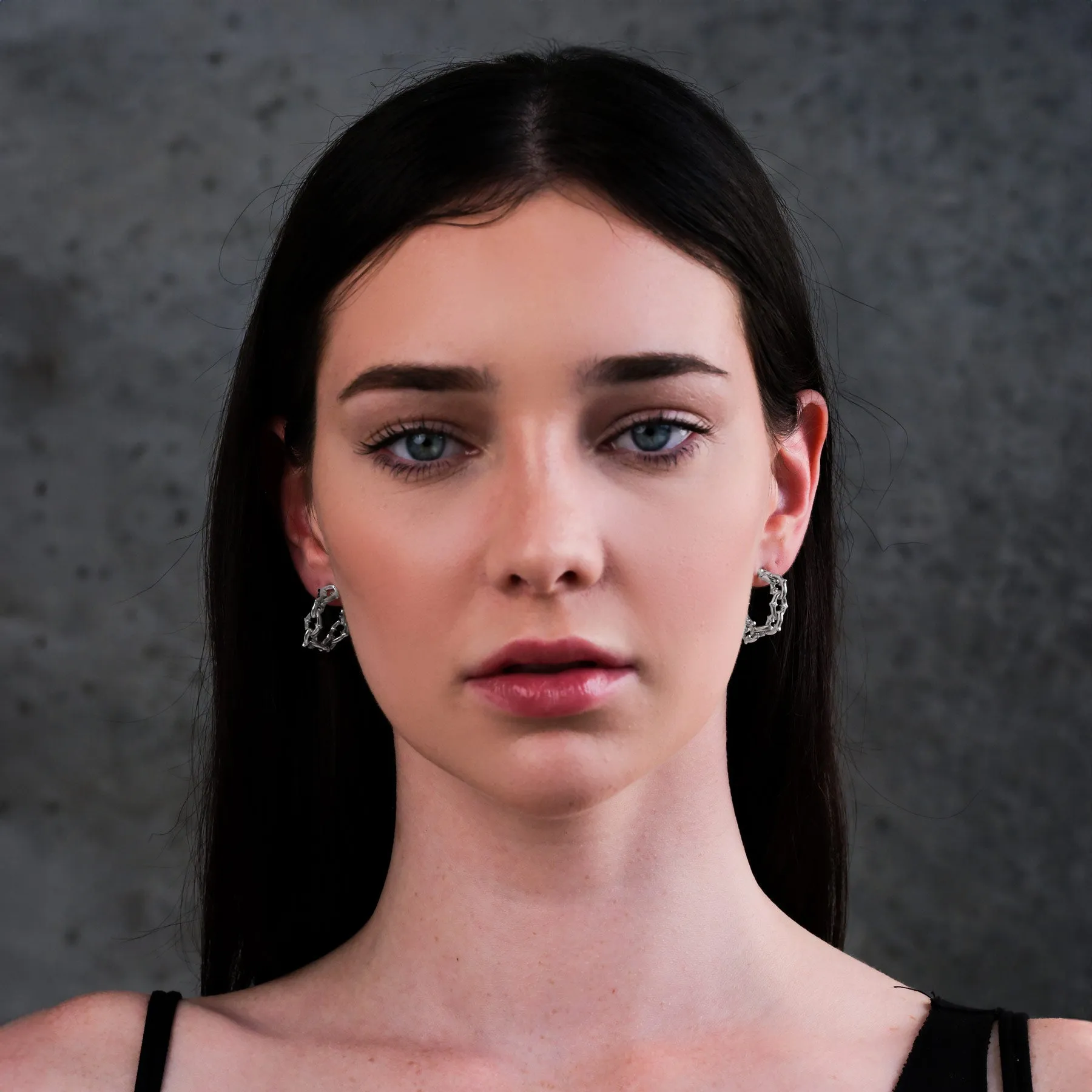 "The Cathedral" Hoop Earrings
