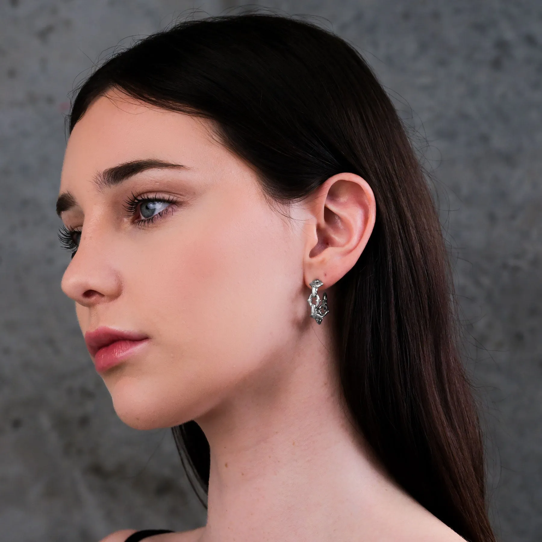 "The Cathedral" Hoop Earrings