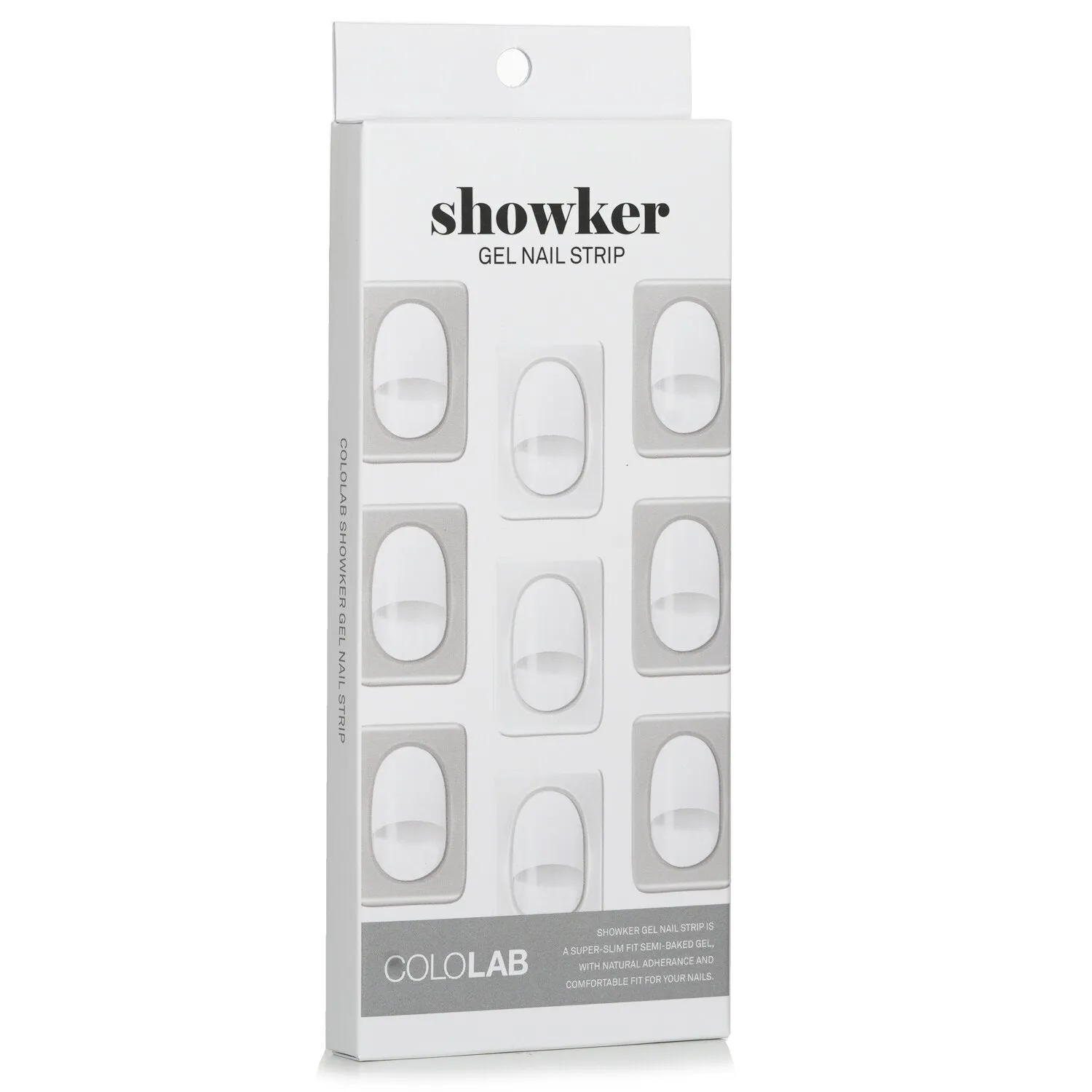 Showker Gel Nail Strip # CNA802 Classic White