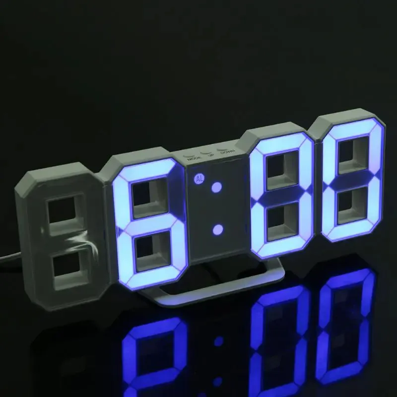 Sleek LED Timekeeper Desk Clock