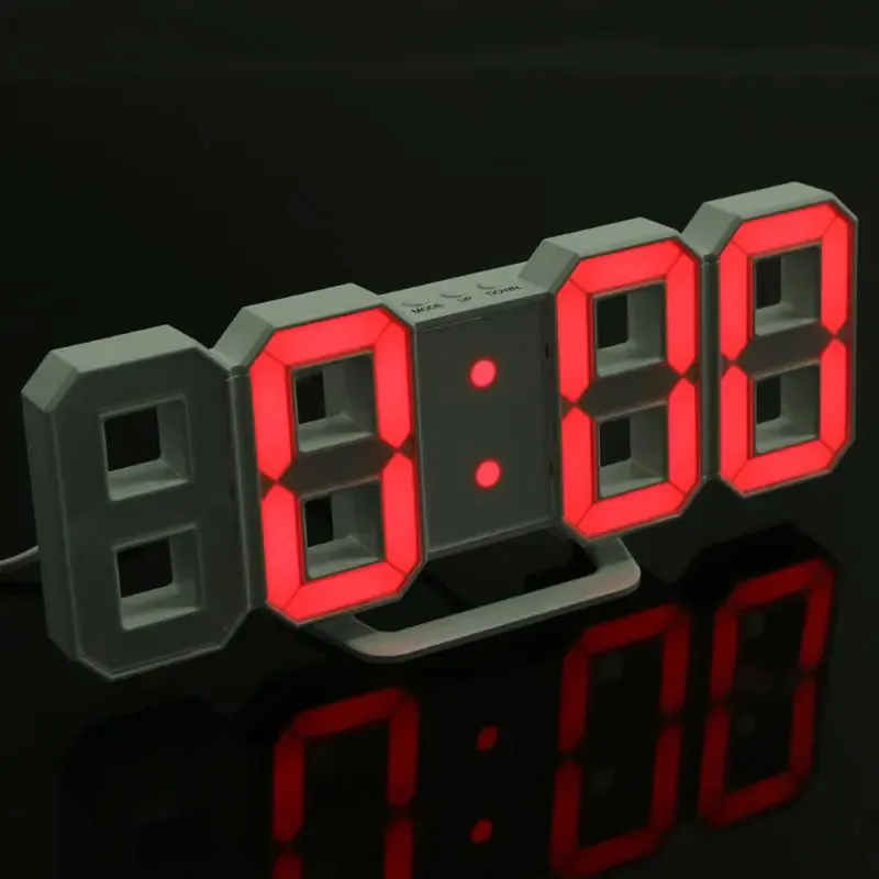 Sleek LED Timekeeper Desk Clock