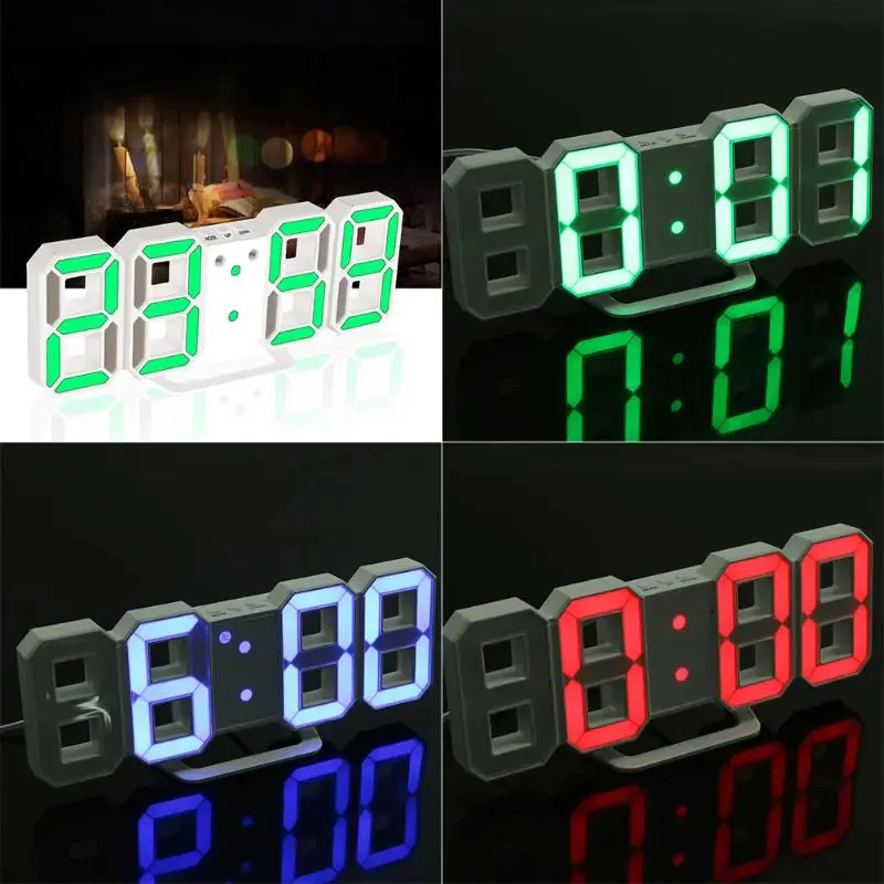 Sleek LED Timekeeper Desk Clock