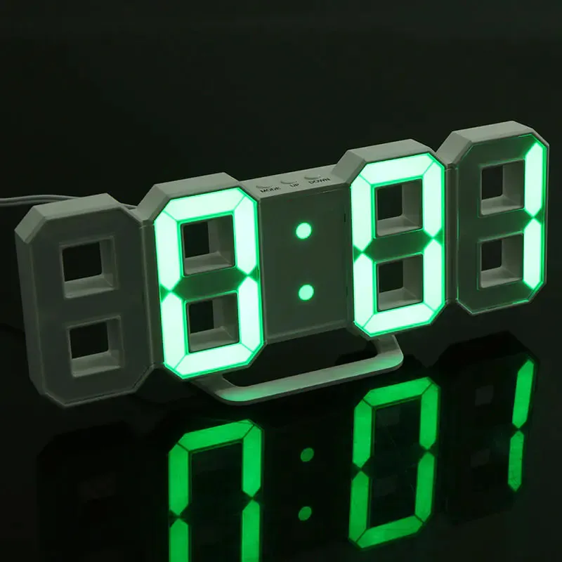 Sleek LED Timekeeper Desk Clock