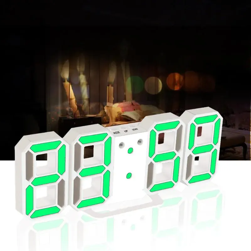 Sleek LED Timekeeper Desk Clock
