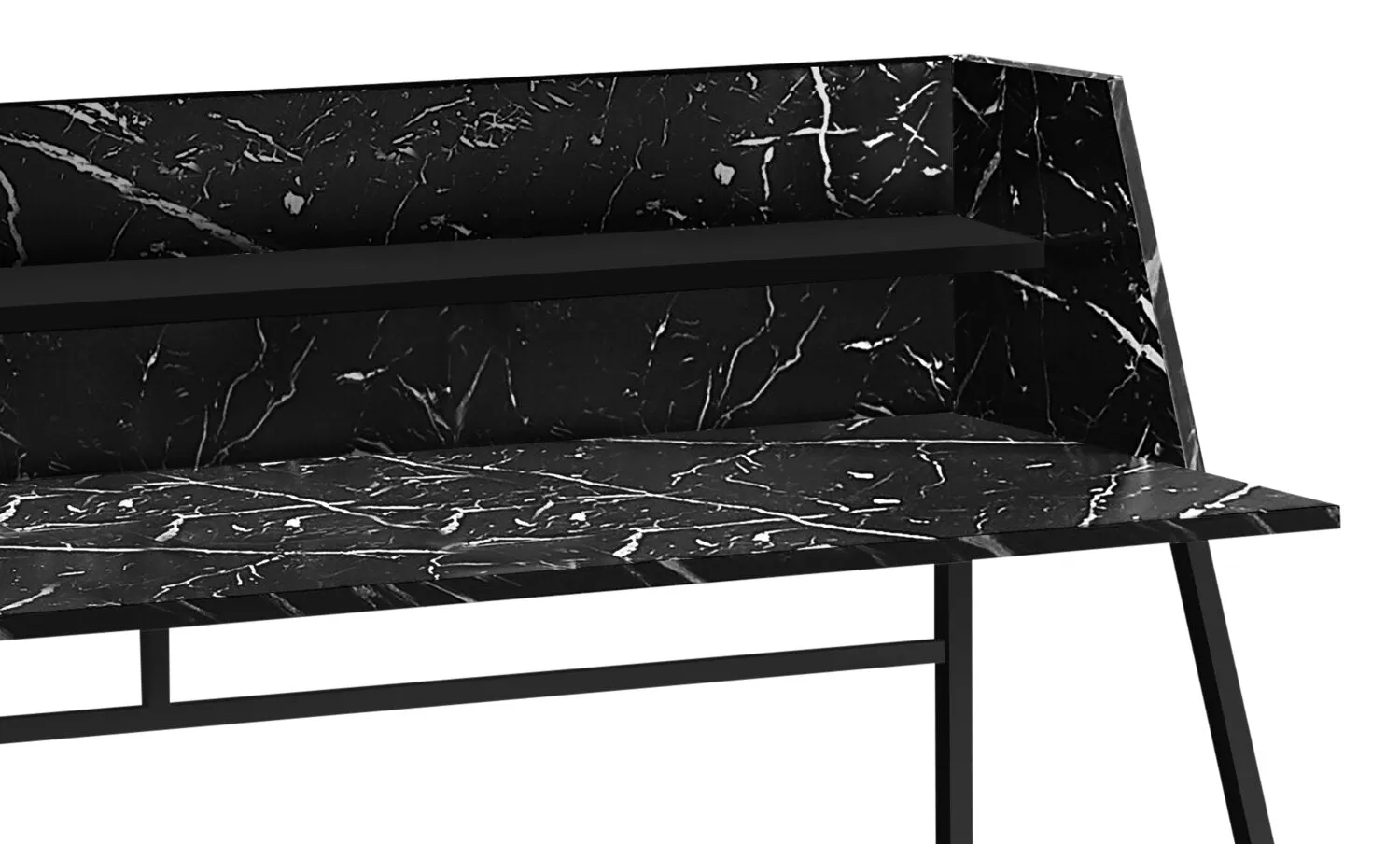 Vilas Desk - Black Marble-Look