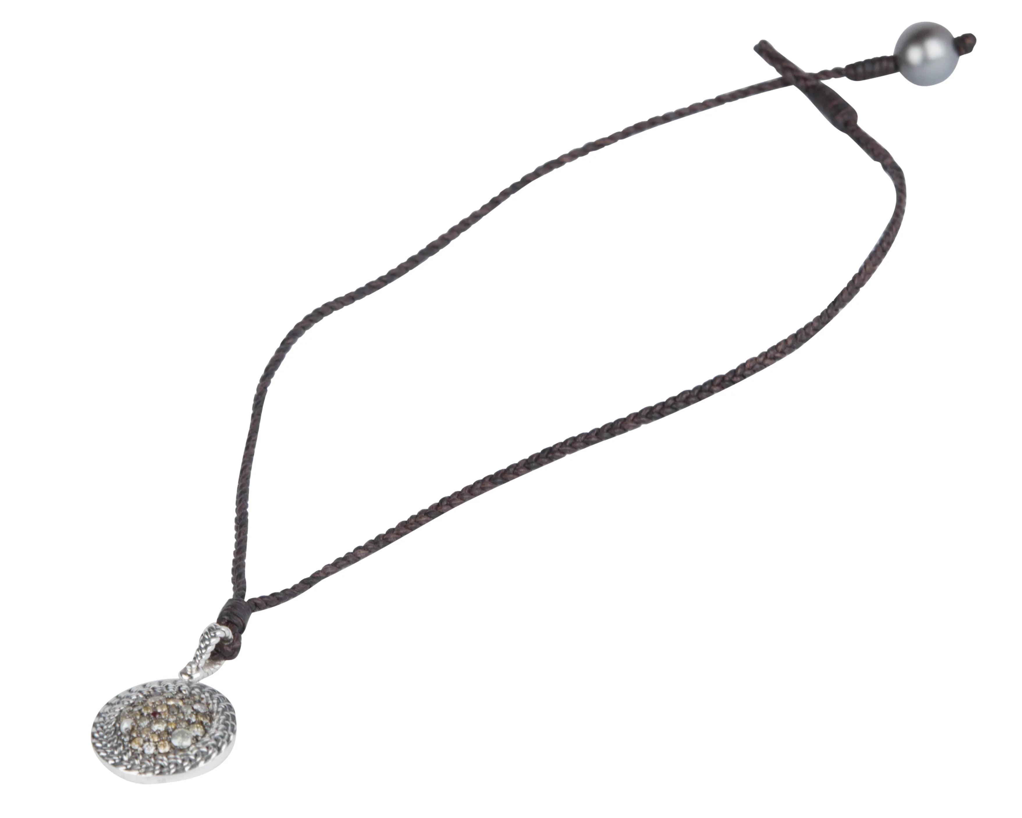 Vincent Peach Signature Diamond Pendant