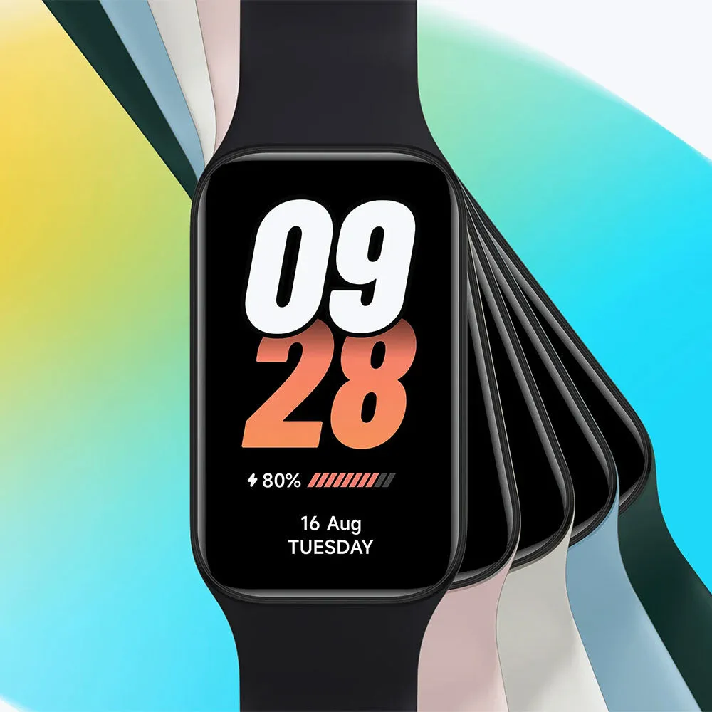 Xiaomi Smart Band 8 Active M2302B1 With Pink TPU Strap