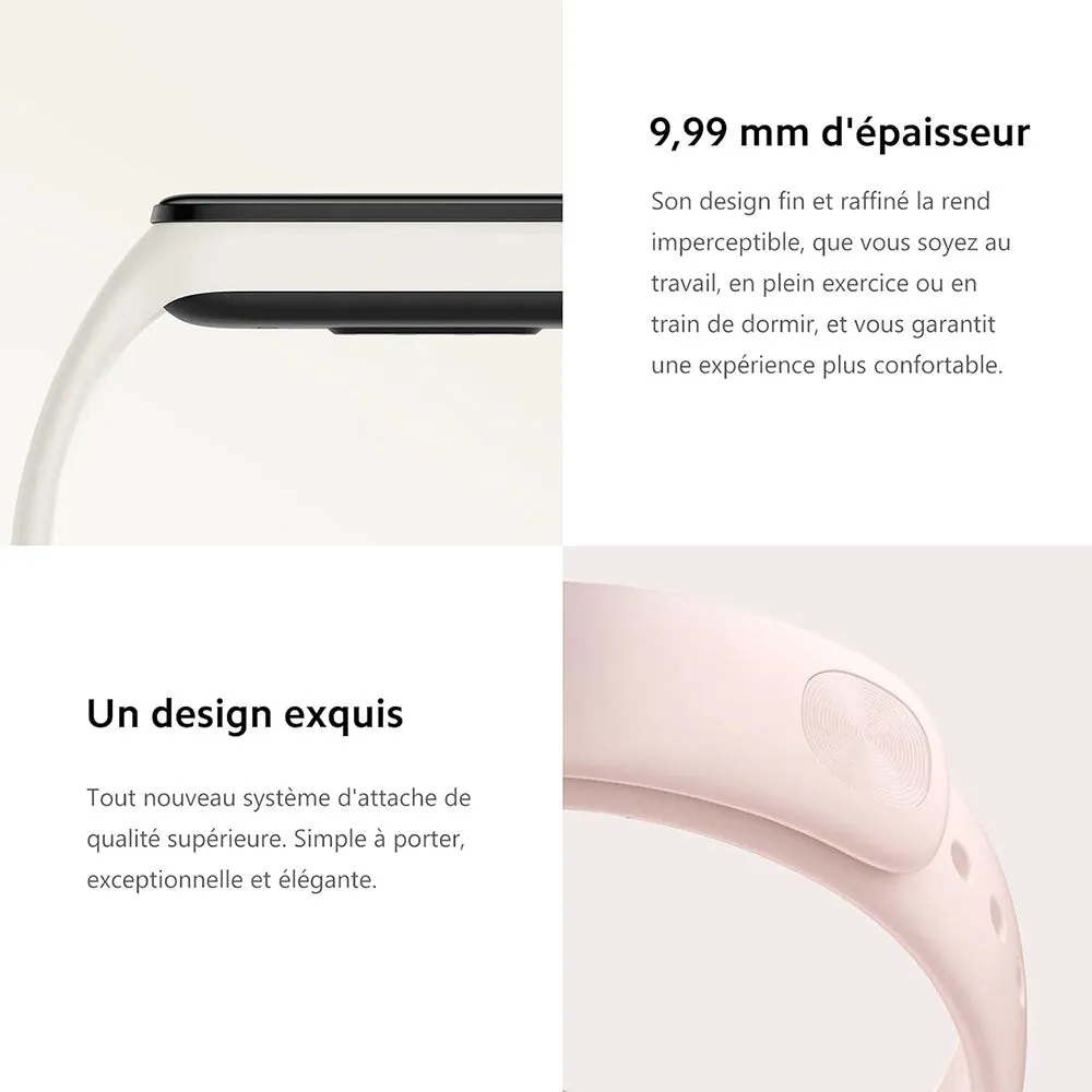 Xiaomi Smart Band 8 Active M2302B1 With Pink TPU Strap