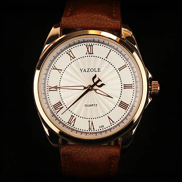YAZOLE Quartz Watch Men Top Brand Luxury Famous Wristwatches Male Clock Wrist Watch 2016 Quartz-Watch Hodinky Relogio Masculino